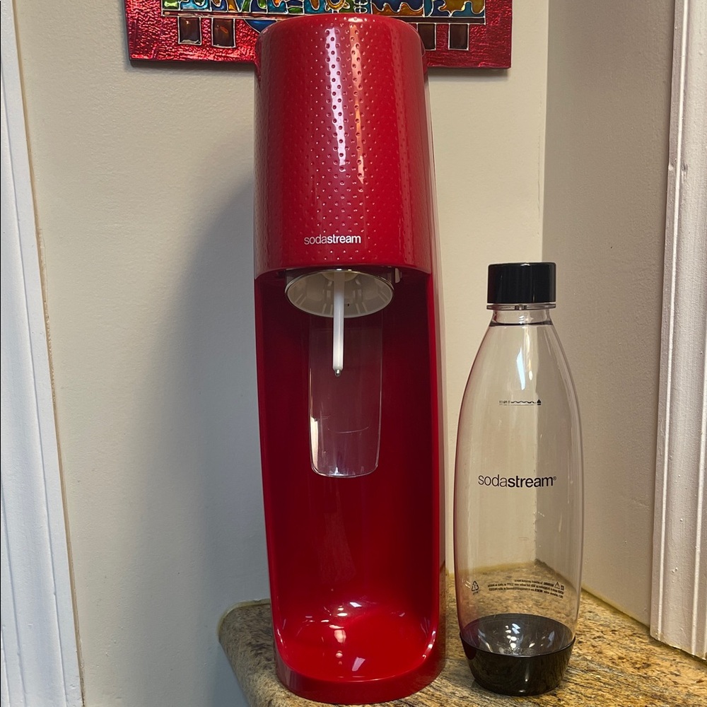 SodaStream Red Sparkling Water Maker
